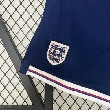 Pantaloncini da calcio dell'Inghilterra per gli Europei UEFA 2024 (modello da casa)