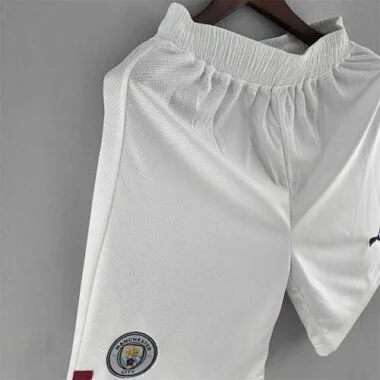 Calções do Manchester City 22-23, brancos