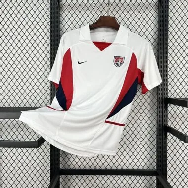 2002 USA Home Kit Retro Soccer T-Shirt AAAAJersey Supply Yupoo