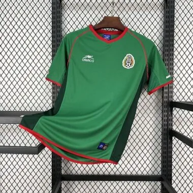 2002 Mexico Home Kit Retro Soccer T-Shirt AAAAJersey Supply Yupoo