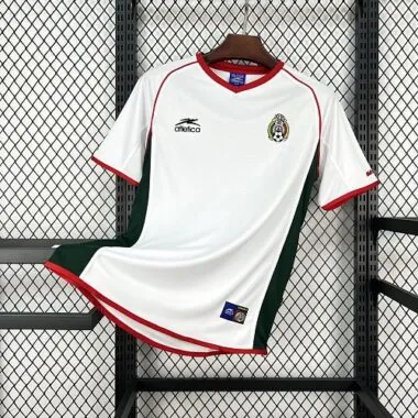 2002 Mexico Away Kit Retro Soccer T-Shirt AAAAJersey Supply Yupoo