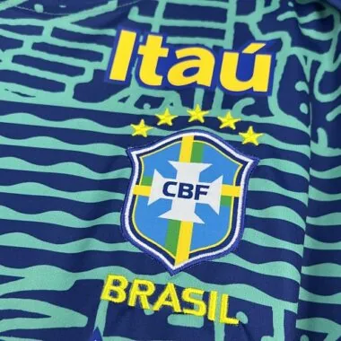 2024 Brazil Pre-Match Kit Soccer T-Shirt