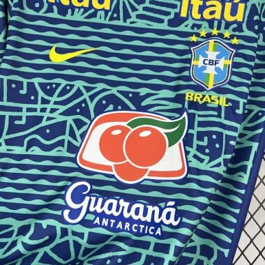 2024 Brazil Pre-Match Kit Soccer T-Shirt