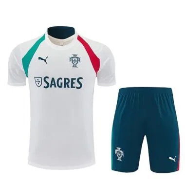 26-27 Portugal White Training Kit Soccer T-Shirt