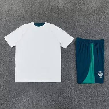 26-27 Portugal White Training Kit Soccer T-Shirt