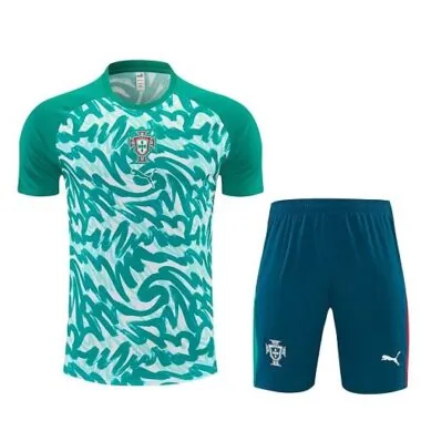 26-27 Portugal Green Training Kit Soccer T-Shirt