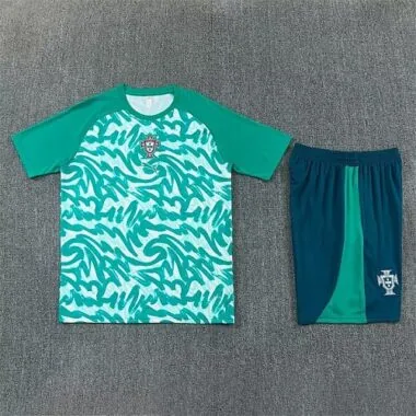 26-27 Portugal Green Training Kit Soccer T-Shirt