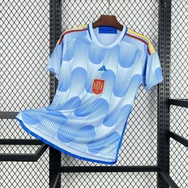 2022 Spain Away Kit Soccer T-Shirt AAAAJersey Supply Yupoo