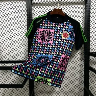 1990 Colombia Goalkeeper Kit Retro Soccer T-Shirt