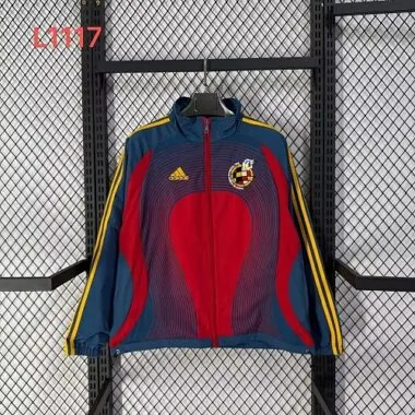 2026 Spain Windbreaker Kit Soccer T-Shirt AAAAJersey Supply Yupoo