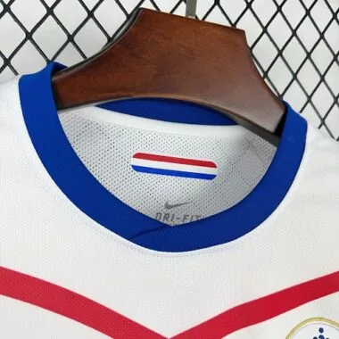 2012 France Away Long Sleeves Kit Retro Soccer T-Shirt