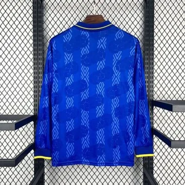 1994 Colombia Away Long Sleeves Kit Retro Soccer T-Shirt