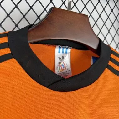 1980 Netherlands Home Long Sleeves Kit Retro Soccer T-Shirt