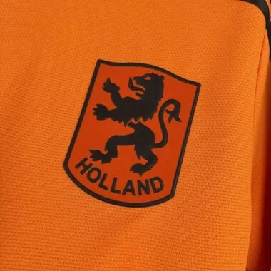 1980 Netherlands Home Long Sleeves Kit Retro Soccer T-Shirt