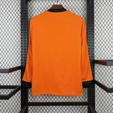 1980 Netherlands Home Long Sleeves Kit Retro Soccer T-Shirt