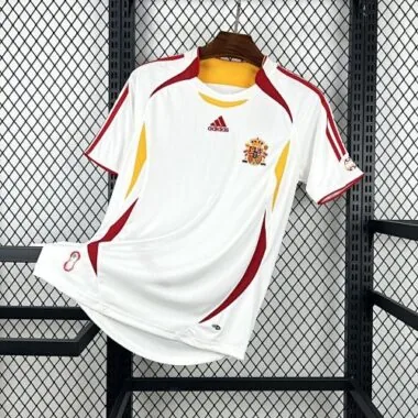 2006 Spain Away Kit Retro Soccer T-Shirt AAAAJersey Supply Yupoo