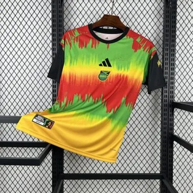 2026 Jamaica x Bob Pre-Match Kit Soccer T-Shirt AAAAJersey Supply Yupoo