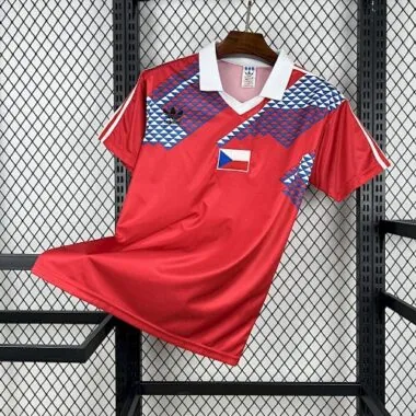1990 Slovakia Home Kit Retro Soccer T-Shirt AAAAJersey Supply Yupoo