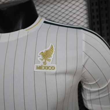 2026 Mexico casual tenue, spelersversie, voetbalshirt