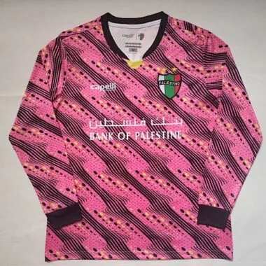 2026 Palestine Pink Special Edition Long Sleeves Kit Soccer T-Shirt AAAAJersey Supply Yupoo