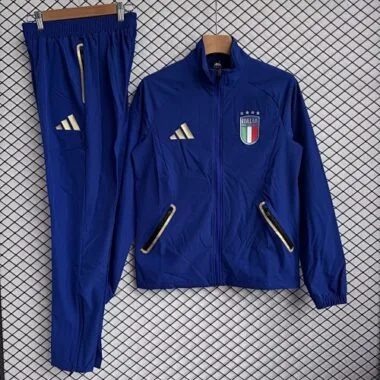 2026 Italy Blue Windbreaker Jackets Kit Soccer T-Shirt AAAAJersey Supply Yupoo