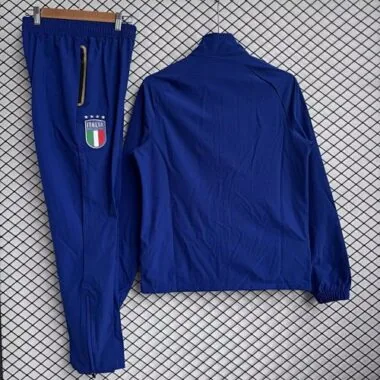 2026 Italy Blue Windbreaker Jackets Kit Soccer T-Shirt