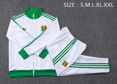 Camisola de futebol do Senegal de 2026 com casaco branco