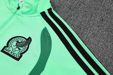 2026 Mexico Green Long Sleeve tracksuit Kit Soccer T-Shirt