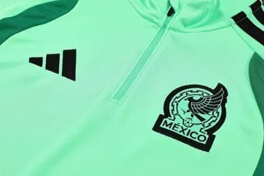 2026 Mexico Green Long Sleeve tracksuit Kit Soccer T-Shirt