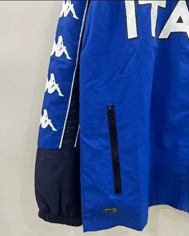 2026 Italy Blue Windbreaker Jackets Kit Soccer T-Shirt