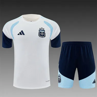 2026 Argentina White Training Kit Soccer T-Shirt AAAAJersey Supply Yupoo