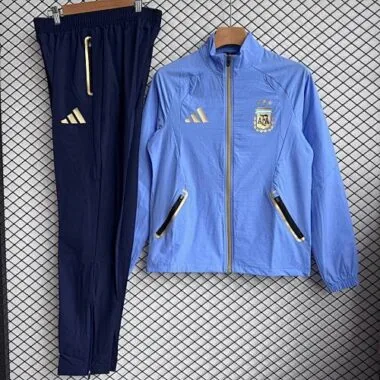 2026 Argentina Blue Windbreaker Jackets Kit Soccer T-Shirt AAAAJersey Supply Yupoo