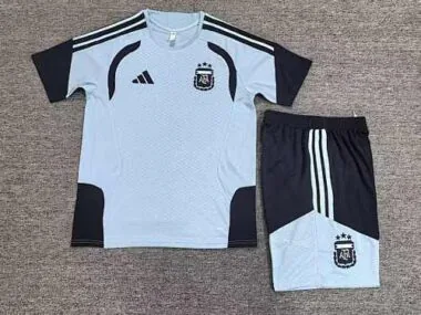 2026 Argentina Blue Training Kids Kit Soccer T-Shirt