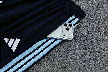 2026 Argentina Blue Long Sleeve tracksuit Kit Soccer T-Shirt