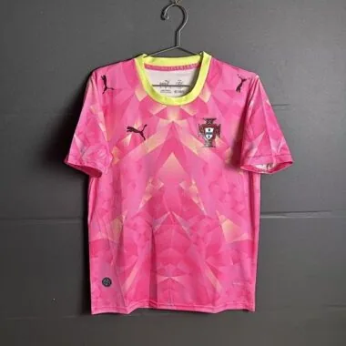 2026 Portugal Pink Special Edition Kit Soccer T-Shirt AAAAJersey Supply Yupoo