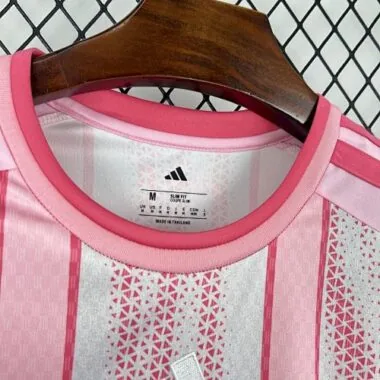 Camiseta de fútbol de la selección de Argelia, modelo rosa de antes del partido, 2026