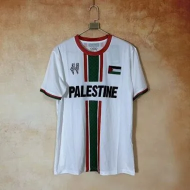 2026 Palestine White Special Edition Kit Soccer T-Shirt AAAAJersey Supply Yupoo