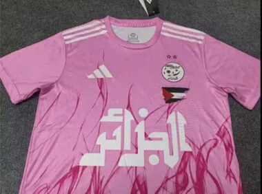 2025 Algeria Pink Special Edition Kit Soccer T-Shirt