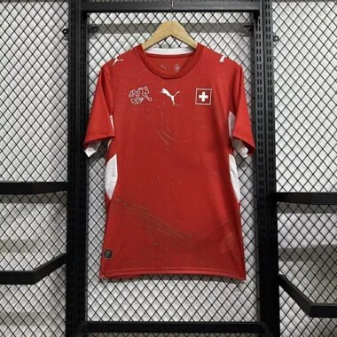 World Cup Jersey 2026 Switzerland Home Kit Soccer T-Shirt