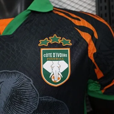 2025 Ivory Coast Black Special Edition Kit Player Version Soccer T-Shirt