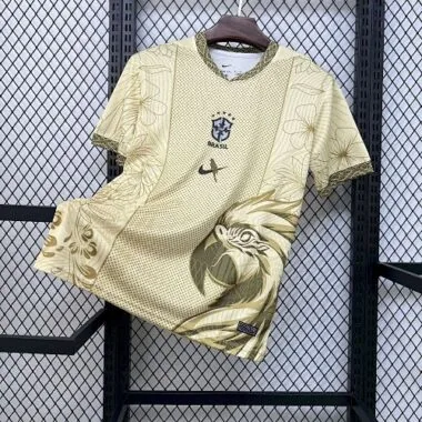 2025 Brazil Yellow Special Edition Kit Soccer T-Shirt