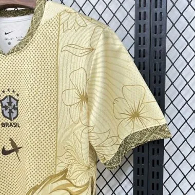 2025 Brazil Yellow Special Edition Kit Soccer T-Shirt