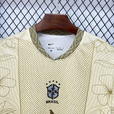 2025 Brazil Yellow Special Edition Kit Soccer T-Shirt