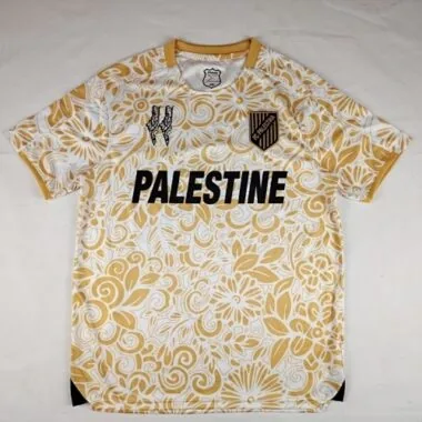 2025 Palestine Yellow Special Edition Kit Soccer T-Shirt