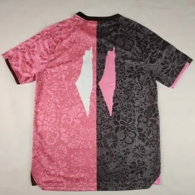 2025 Palestine Pink and black Special Edition Kit Soccer T-Shirt