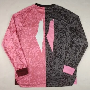 2025 Palestine Pink Long Sleeves Special Edition Kit Soccer T-Shirt