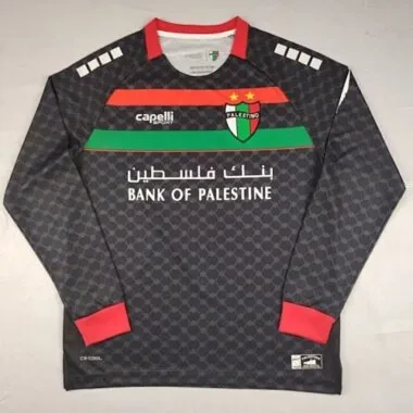 2025 Palestine Away Long Sleeves Kit Soccer T-Shirt AAAAJersey Supply Yupoo