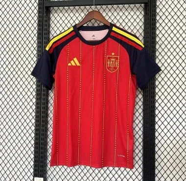 World Cup Jersey 2026 Spain Home Kit Soccer T-Shirt AAAAJersey Supply Yupoo