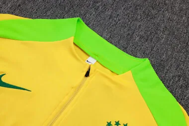2025 Brazil Long Sleeve tracksuit Kit Soccer T-Shirt