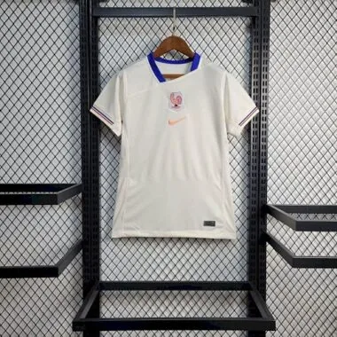 2025 France Away Kit Woman Soccer T-Shirt